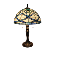 TRINITY RING STAINED GLASS LAMP